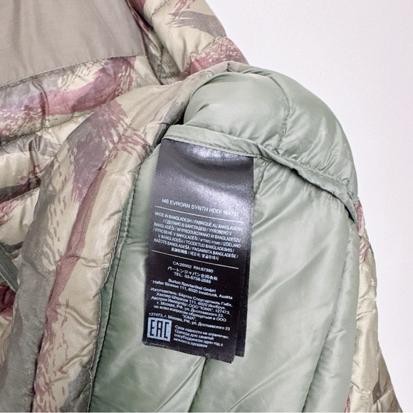 Burton Mens Xlarge Insulated Camo Outdoor Puffer Jacket - Picture 9 of 16